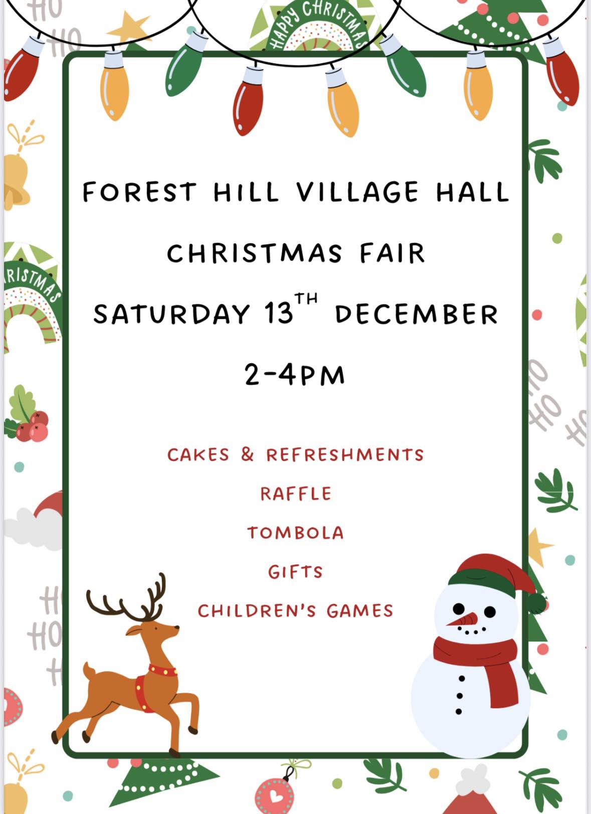 Forest Hill Village Hall Christmas Fair